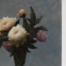 Peonies with Roses by James Zamora