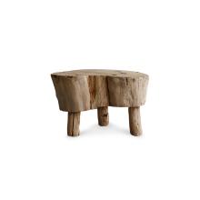 Natural Poplar Small Round Table by Tables