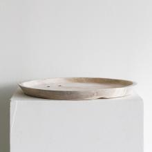 Large Bleached Round Tray by Objects