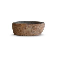 Smooth Dark Grey Riverstone Bowl by Objects