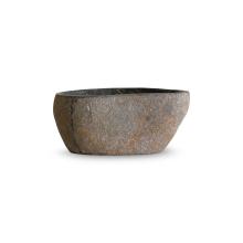 Charcoal Bean Riverstone Bowl by Objects