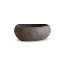 Round Curved Riverstone Bowl by Objects