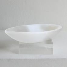 Artisan Selenite Oval Bowl by Objects