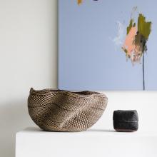 Neutral Woven Basket by Objects