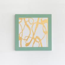 Southfield Green with Pure 24k Leaf Gold by Jessica Feldheim