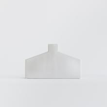 White Drue Matte Glazed Modern Ceramic Vase by Objects