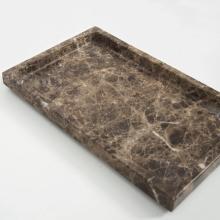 Dark Emperador Marble Large Rectangular Tray by Objects