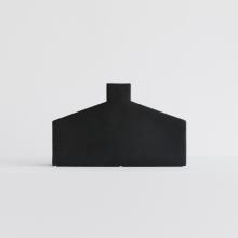 Black Drue Matte Glazed Modern Ceramic Vase by Objects