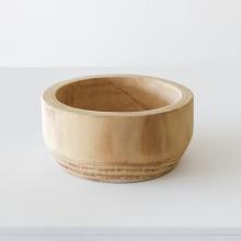 Paulownia Large & Deep Wood Bowl by Objects