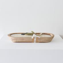 Paulownia Wood Tray Candle by Scent