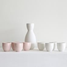 Bisque Unique Cup Set of Four - Small by Kitchen