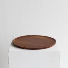 Set of 4 Teak Wood Charger Plates by Objects