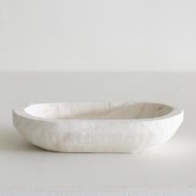 Paulownia Dough Bowl - White by Accessories