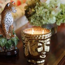 Gold Buddha Candle by Scent