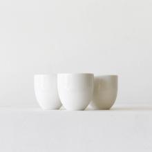Bisque Unique Cup Set of Four - Small by Bo and Olivia Jia