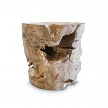 Ash Grey Teak Root Cone Side by Stools