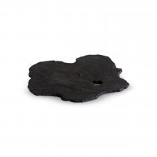 Natural Teak Tray Charcoal by Objects