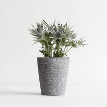 Hand Carved Stone Pot Plant by Objects