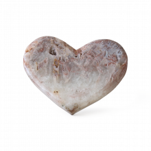 Rose Amethyst Heart by Minerals