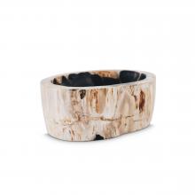petrified wood bowl by Objects