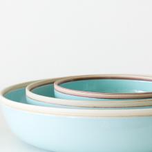 Celadon Nesting Hermit Bowls - Medium by Objects