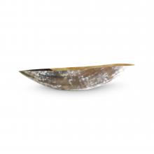 Medium Tone Canoe Horn Long Bowl by Objects