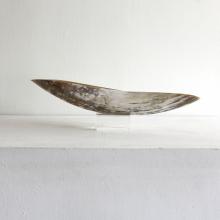 Cream and Neutrals Canoe Horn Long Bowl by Objects