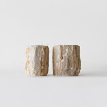Petrified Wood Candle Holder by SCENT