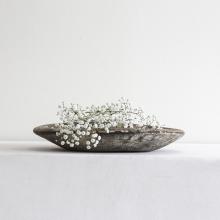 White Washed Vintage Bowl Medium by Objects