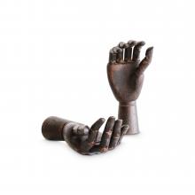 Articulated Wood Hand (Black) - Pair by Objects