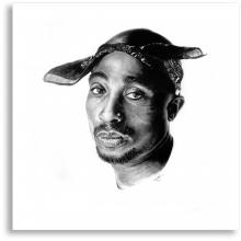 Tupac (Sugar Cane Paper) by Tim Hearne